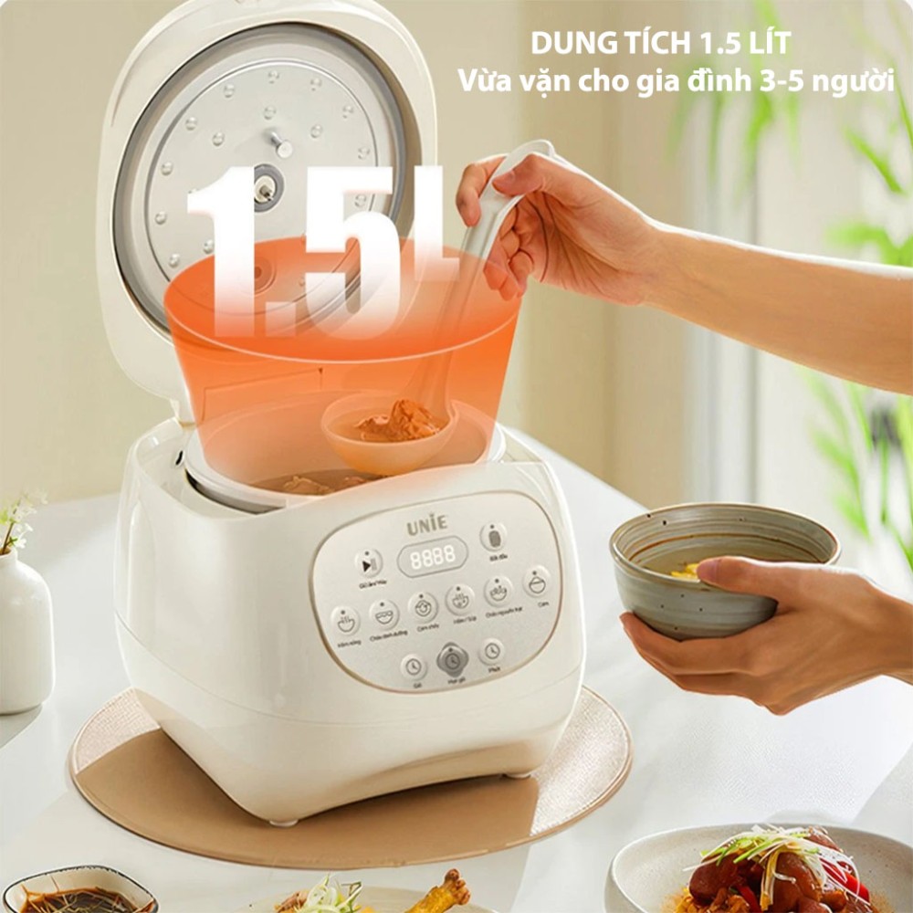 Nồi cơm điện tử Unie 1.5 lít URC815 - Hàng chính hãng