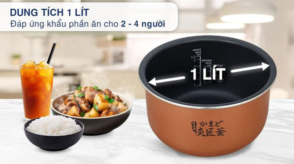 Dung tích phù hợp gia đình ít người