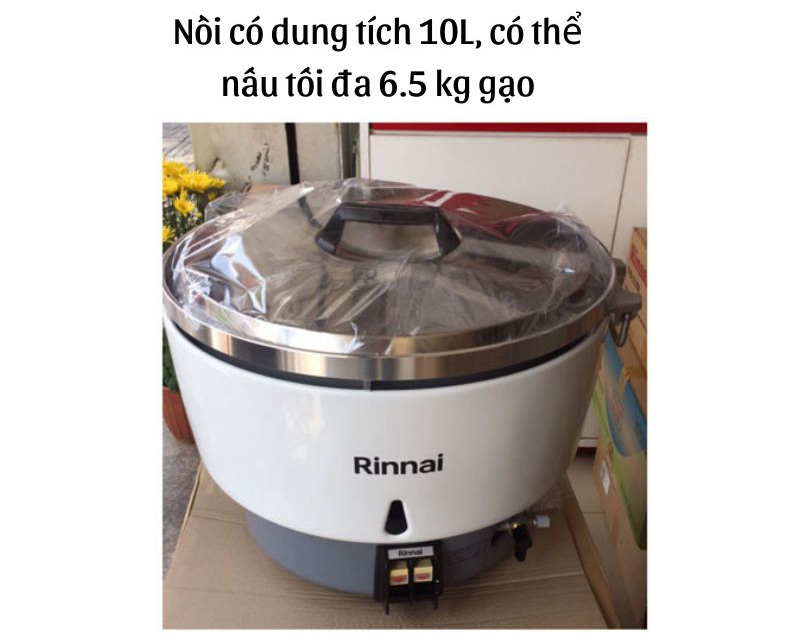 Nồi cơm gas Rinnai RLT-R10 - Hàng chính hãng