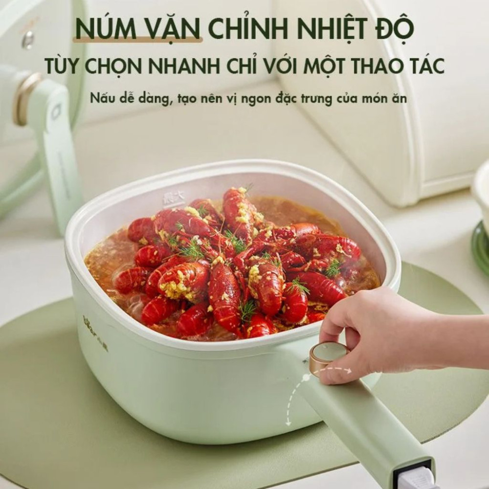 Nồi điện đa năng 3 lít Bear DRG-E30N2 - Hàng chính hãng