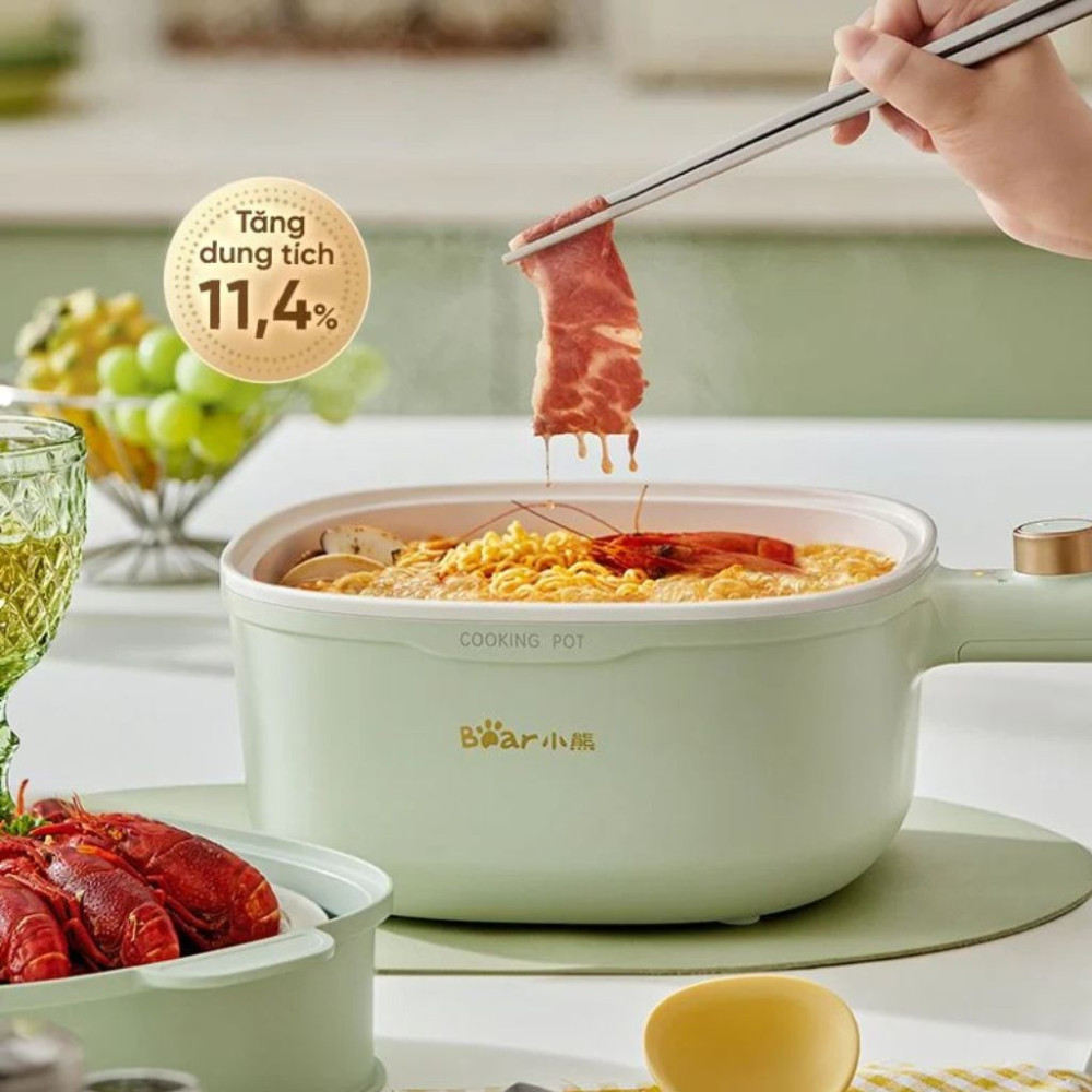 Nồi điện đa năng 3 lít Bear DRG-E30N2 - Hàng chính hãng