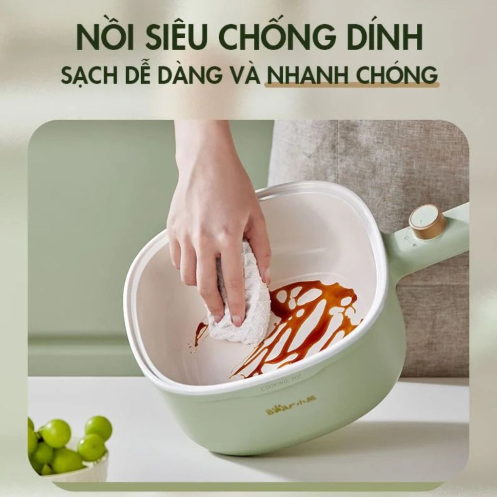 Nồi điện đa năng 3 lít Bear DRG-E30N2 - Hàng chính hãng