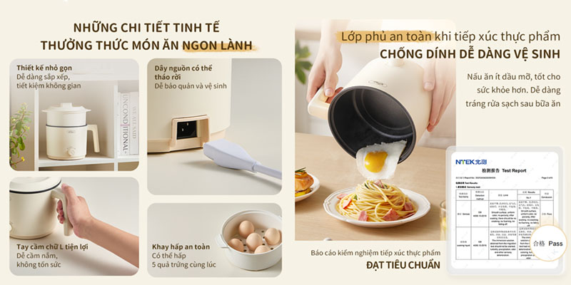 Nồi điện đa năng Bear MC-4H16H - Hàng chính hãng