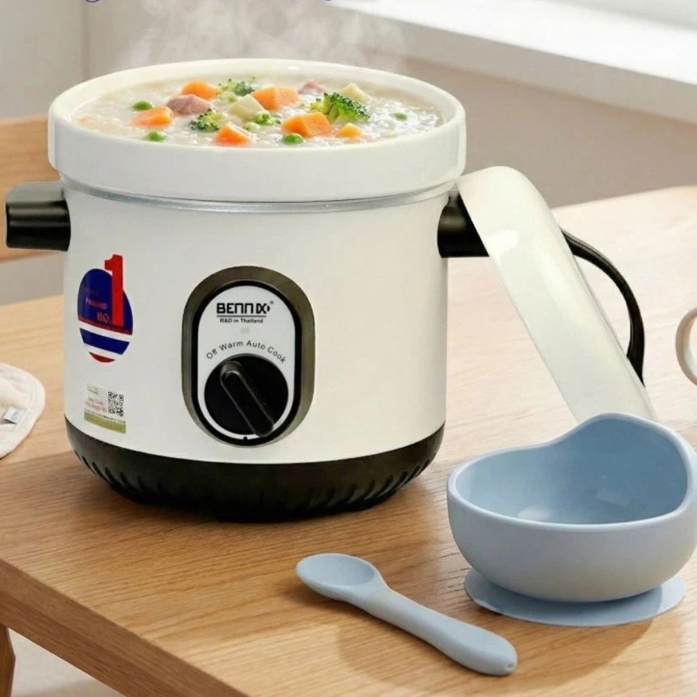 Nồi hầm chậm cơ Bennix BN-10 Baby - Hàng chính hãng