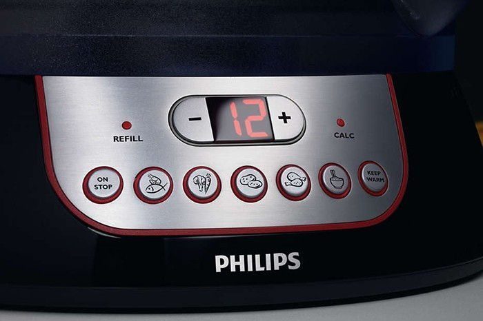 Nồi hấp đa năng 3 tầng Philips HD9140 - Dung tích 10 lít - Hàng chính hãng