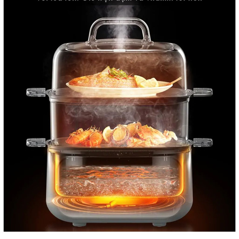 Nồi hấp điện đa năng Bear EFS-4H30D - Hàng chính hãng