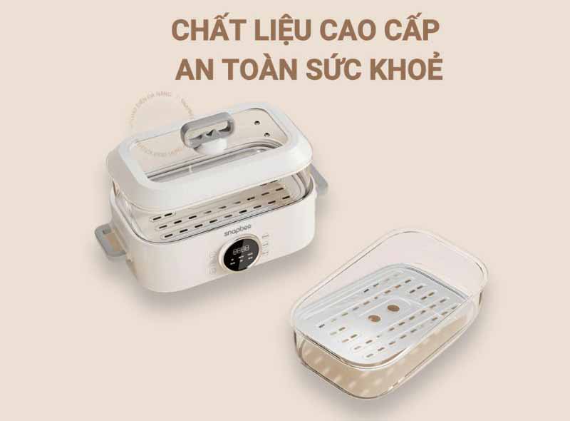 Chất liệu cấu tạo cao cấp an toàn sức khỏe, bền bỉ với thời gian