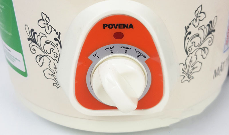 Bảng điều khiển của Nồi kho cá điện Povena PVN-15