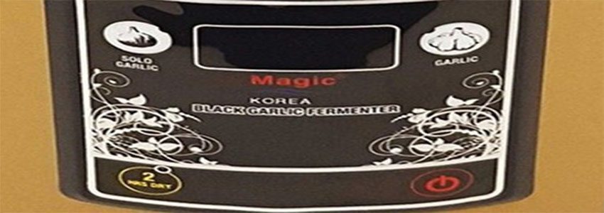 Bảng điều khiển của nồi làm tỏi đen Magic Korea A-89 