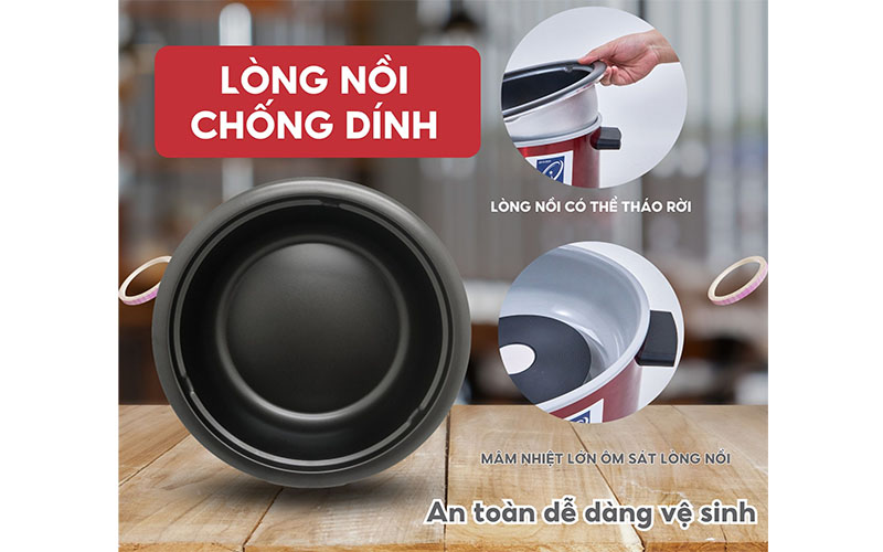 Lòng nồi của Nồi lẩu điện Hasuka HSK-352L