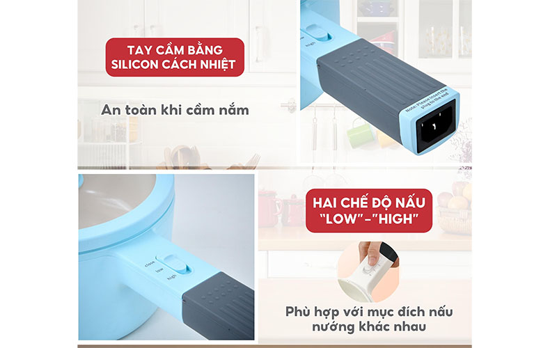 Thiết kế của Nồi lẩu điện đa năng Hasuka HSK-555