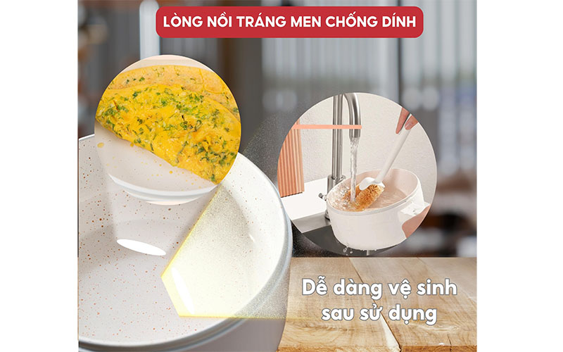 Lòng nồi của Nồi lẩu điện đa năng Hasuka HSK-555