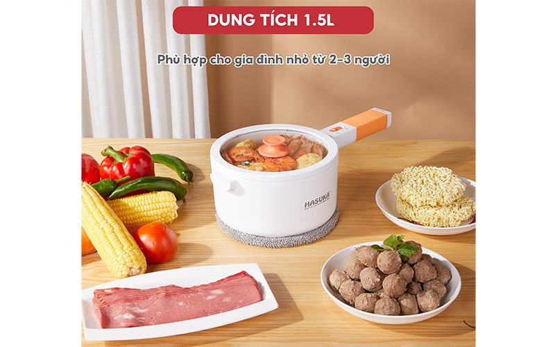 Dung tích của Nồi lẩu điện đa năng Hasuka HSK-555