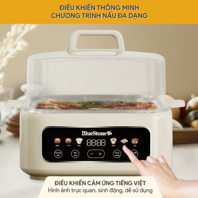 Bảng điều khiển cảm ứng dễ dàng thao tác