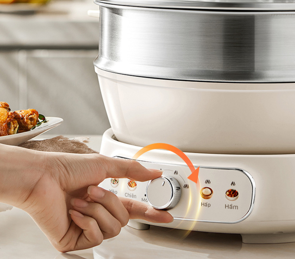 Nồi lẩu hấp hơi thủy nhiệt Magic Eco AC-284 - Hàng chính hãng