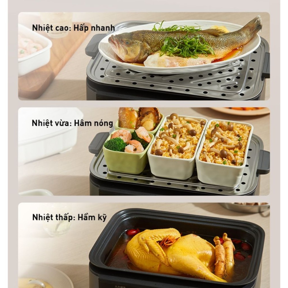 Nồi lẩu hấp đa năng Joyoung JFS-556 - Hàng chính hãng