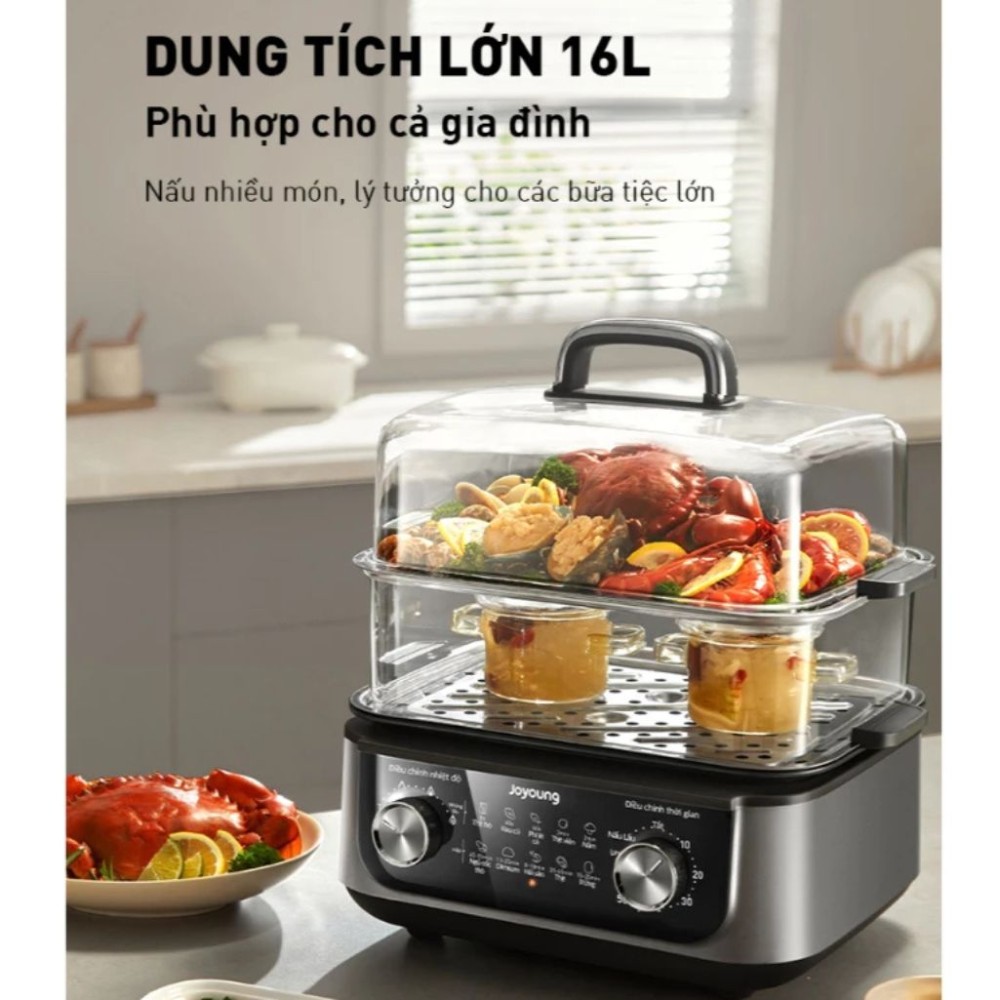 Nồi lẩu hấp đa năng Joyoung JFS-556 - Hàng chính hãng