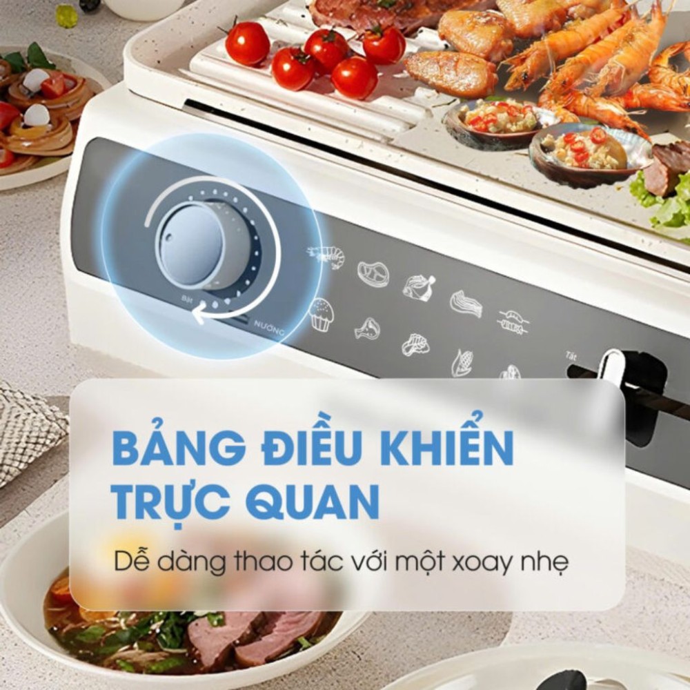 Nồi lẩu nướng 2in1 Kalite KLG555 - Hàng chính hãng