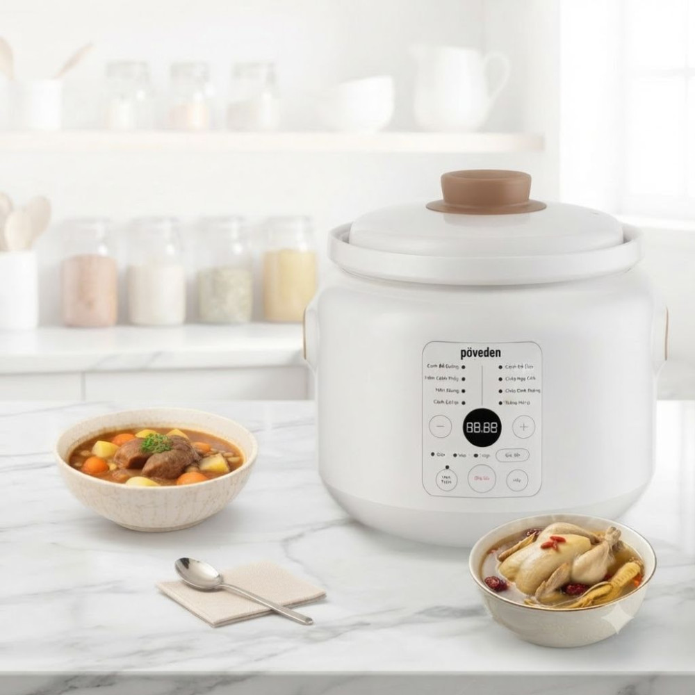Nồi nấu chậm Paveden PSC-325 - 3 lít - Hàng chính hãng