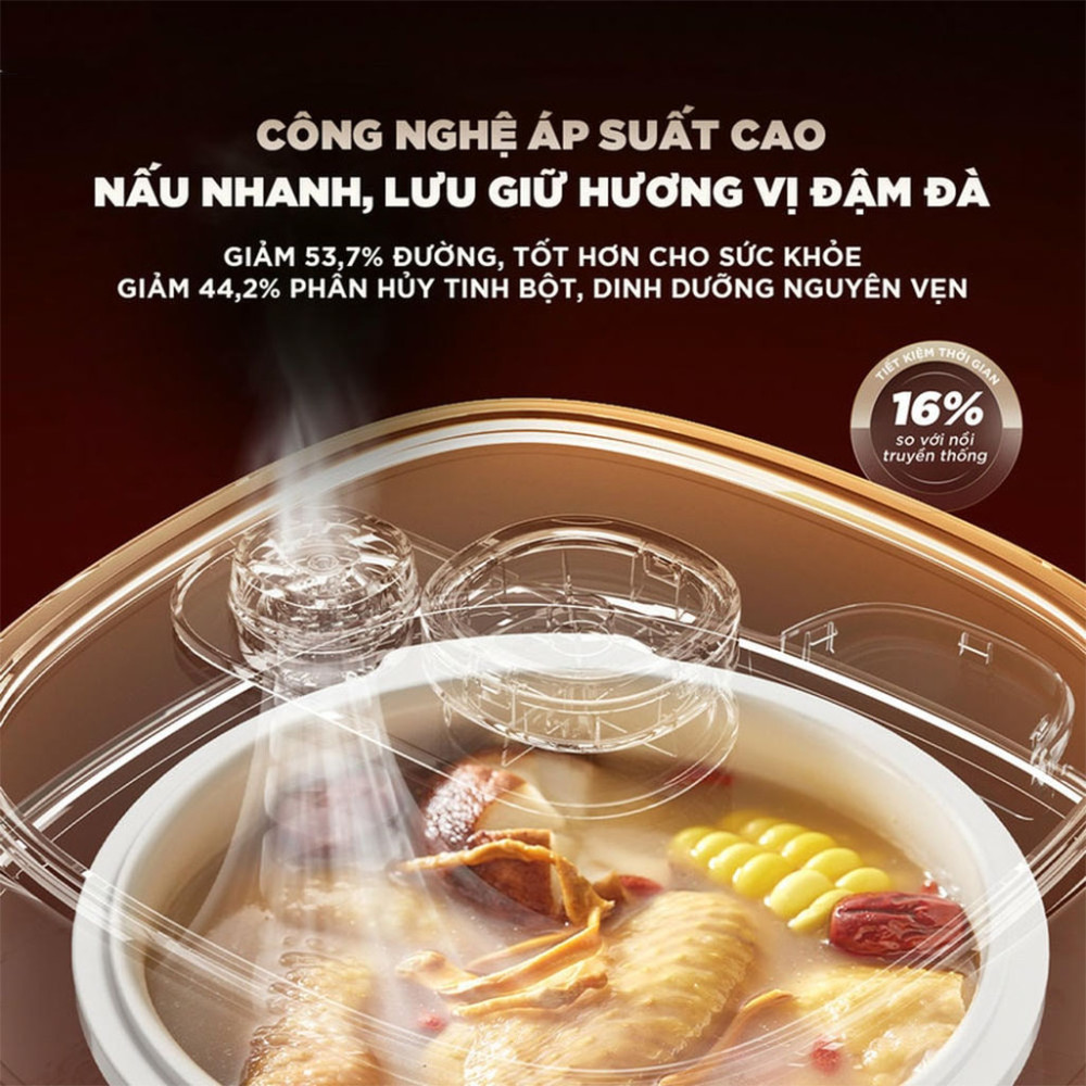 Nồi nấu chậm Bear 2.5L SC-5H25M34 - Hàng chính hãng