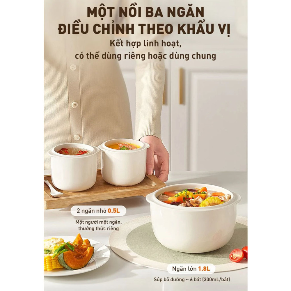 Nồi nấu chậm Joyoung JSC-187 - Hàng chính hãng