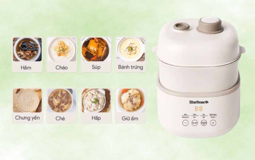 Đa dạng các chương trình nấu được cài đặt sẵn