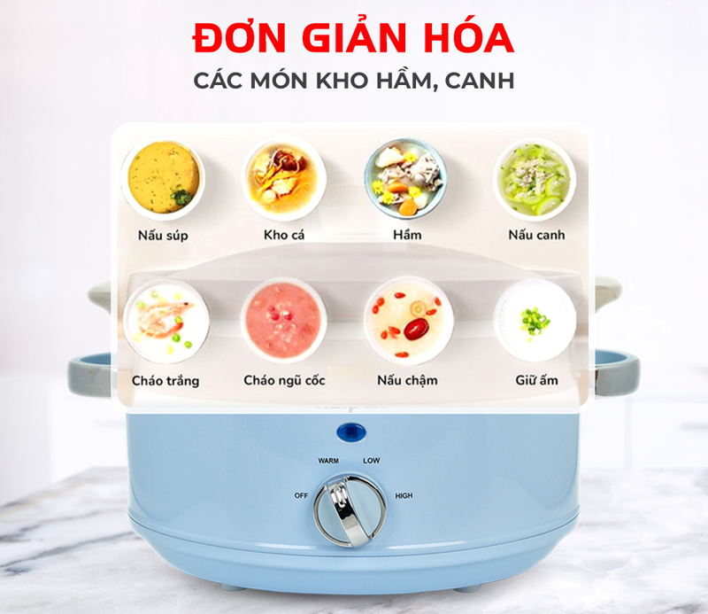 Nấu được đa dạng các món ăn