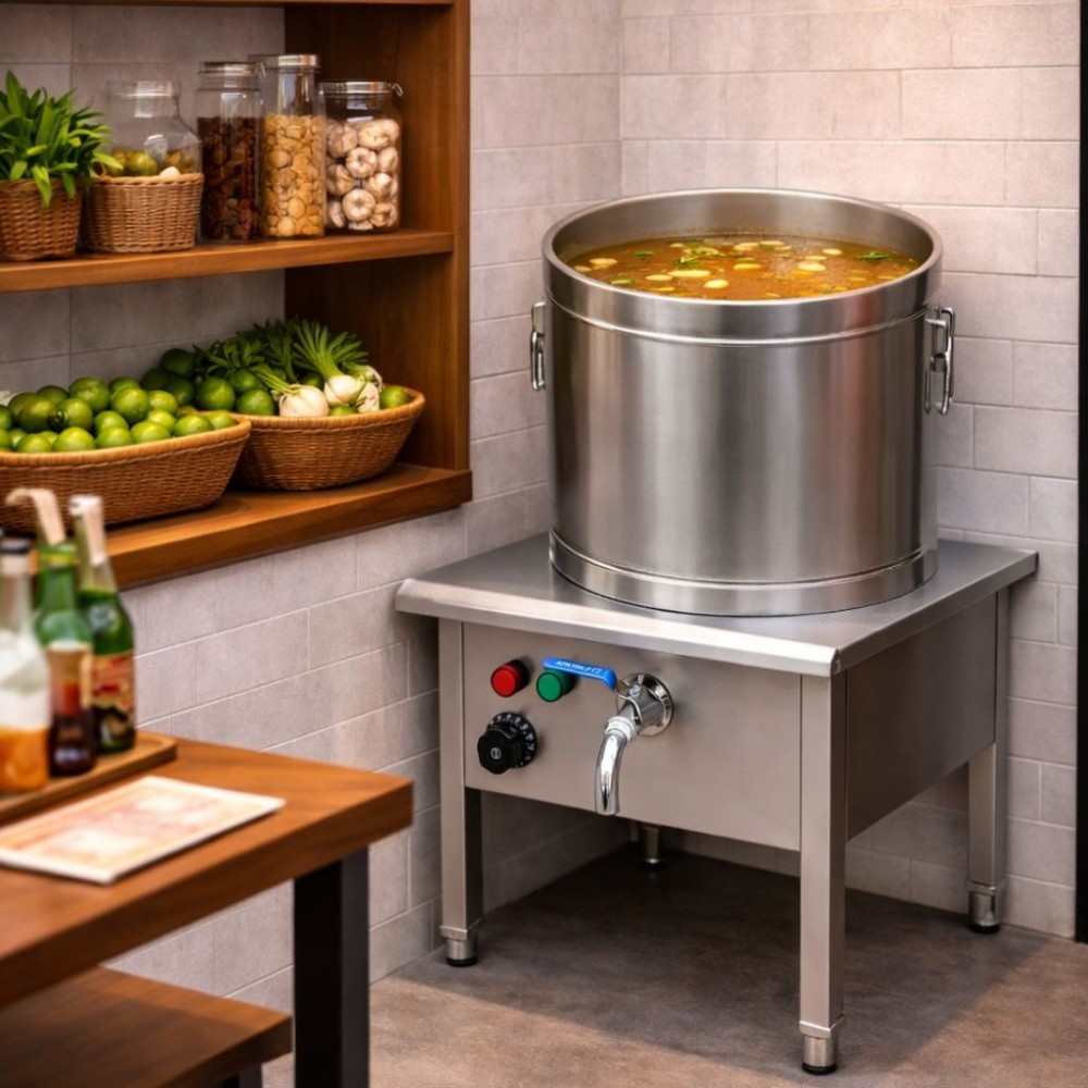 Nồi nấu phở đế vuông 20L Bettop NPĐV20 - Hàng chính hãng