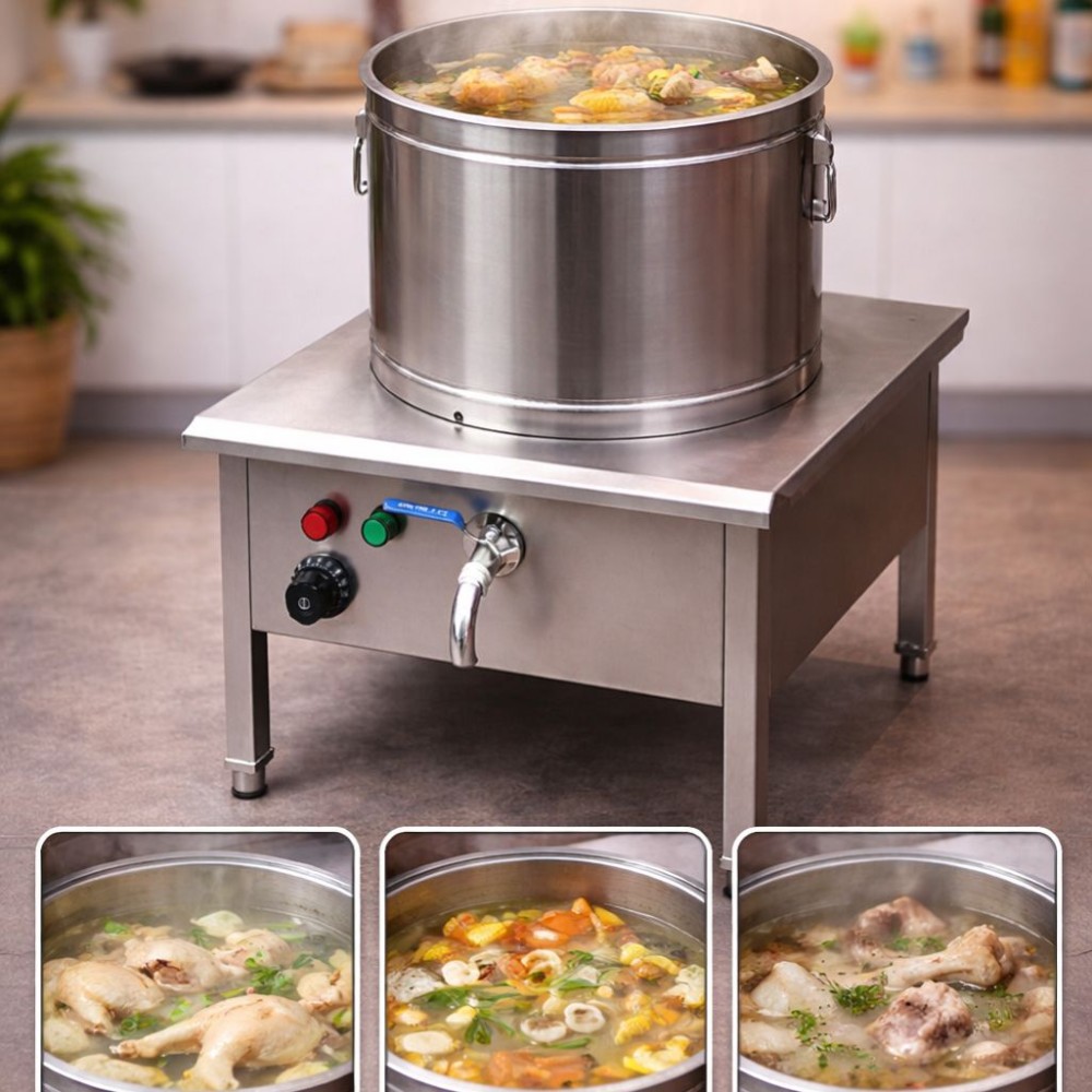 Nồi nấu phở đế vuông 20L Bettop NPĐV20 - Hàng chính hãng