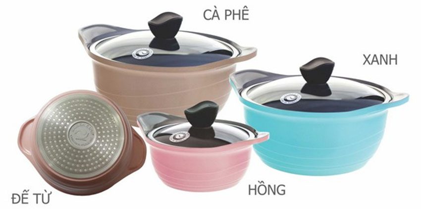 Nồi nấu phủ Ceramic Korea King KDC-2600IHS với nhiều màu sắc lựa chọn