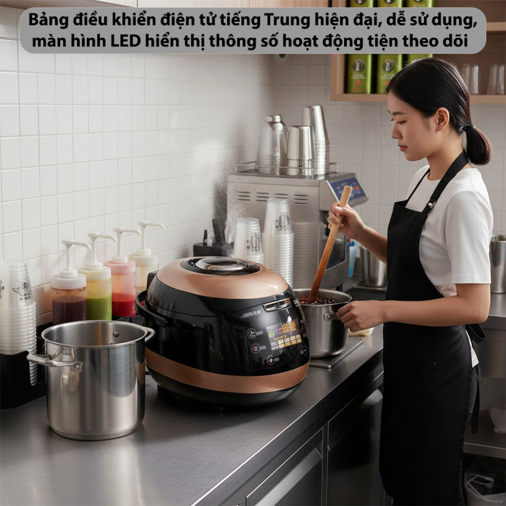 Nồi nấu trân châu tự động Aonuosi 5 lít - Hàng chính hãng