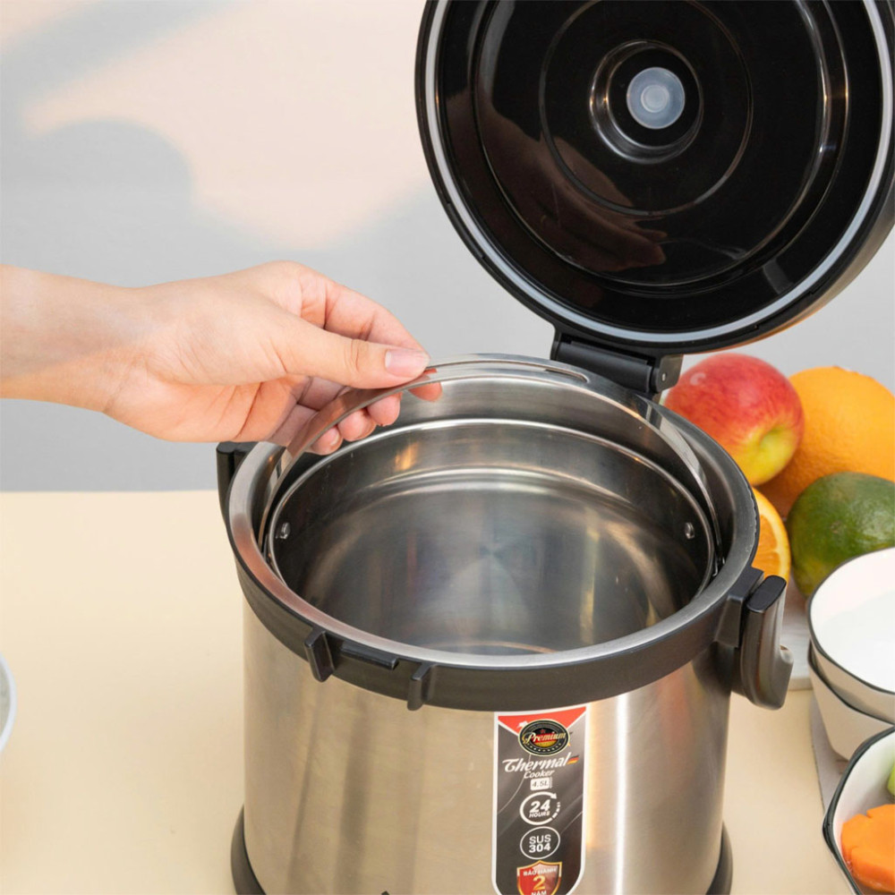 Nồi ủ chân không Inox 304 Kalpen E13 4.5L - Hàng chính hãng