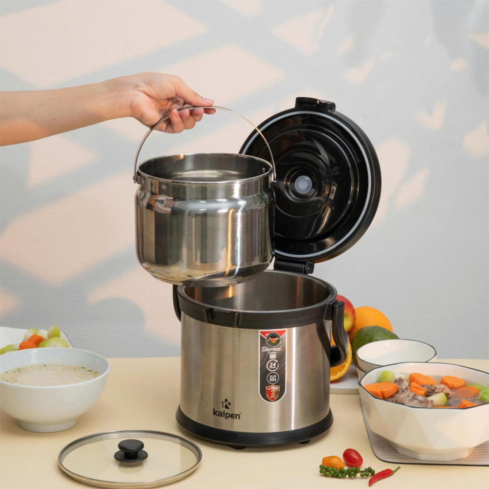 Nồi ủ chân không Inox 304 Kalpen E13 4.5L - Hàng chính hãng