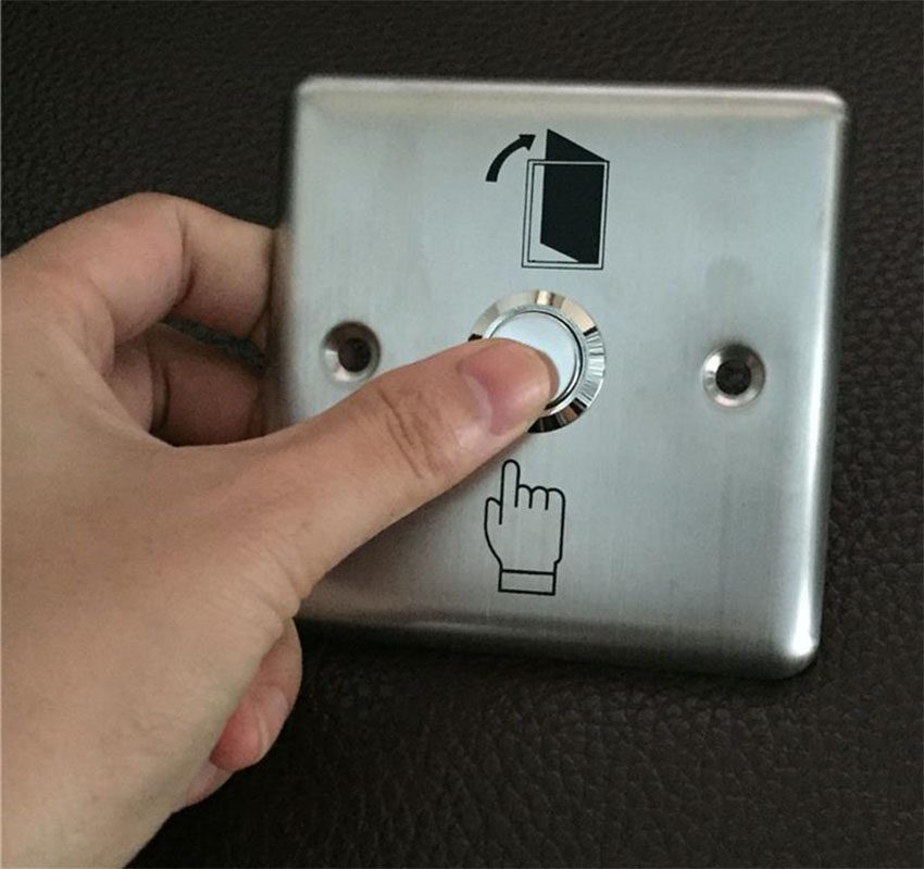 Chức năng của nút bấm mở cửa Luxury Exit  Button Soyal ABK-801B