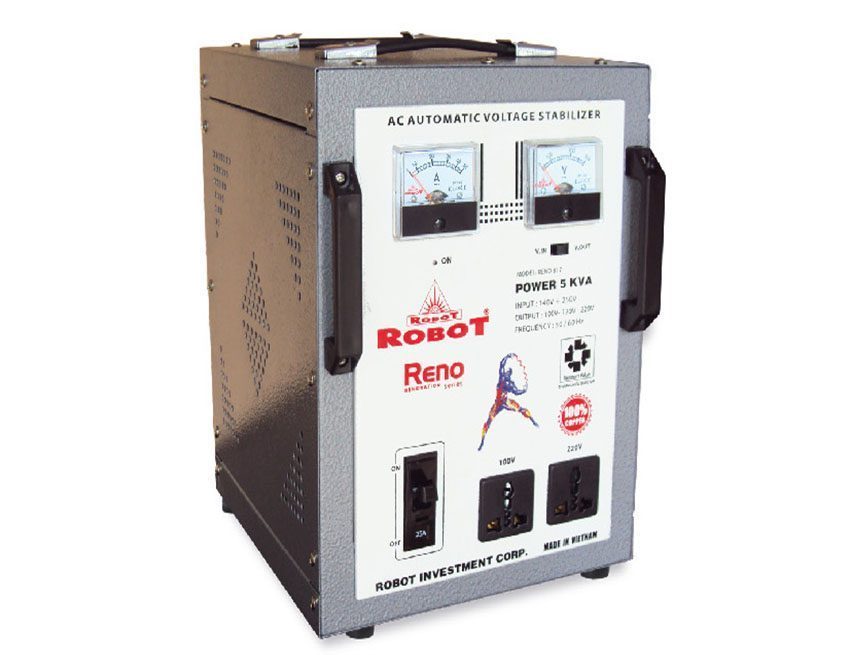 Ổn áp một pha RoBot Reno 817-5KVA 140V-250V