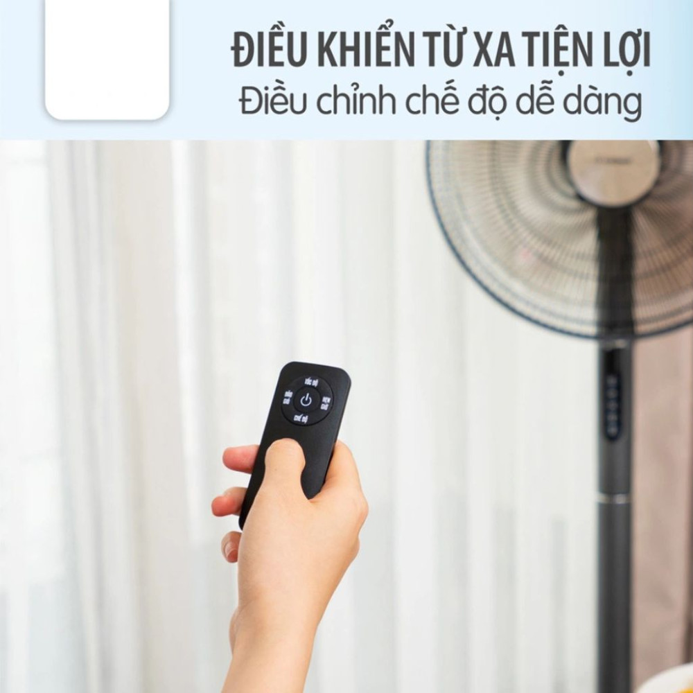 Quạt cây có điều khiển 12 cấp độ gió Kalpen F10 - Hàng chính hãng