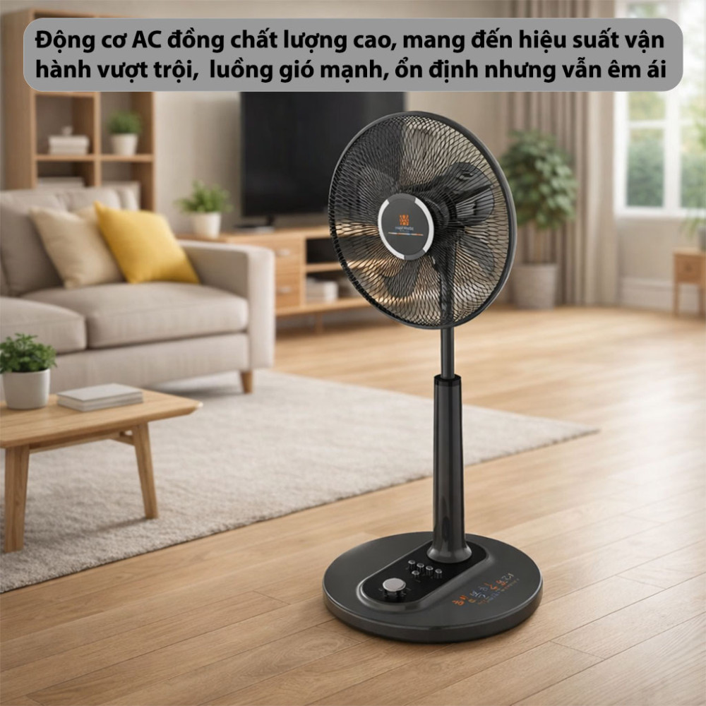 Quạt cây lửng Hawonkoo FAH-010-7WINGS-GR - Hàng chính hãng