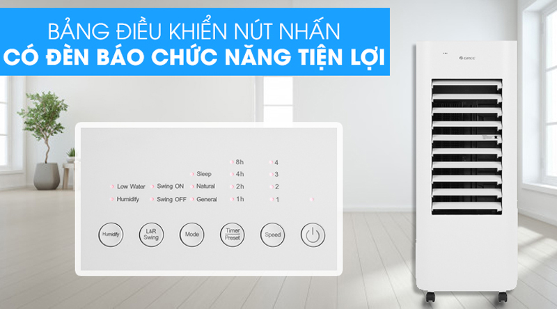 Bảng điều khiển nút nhấn dễ thao tác sử dụng