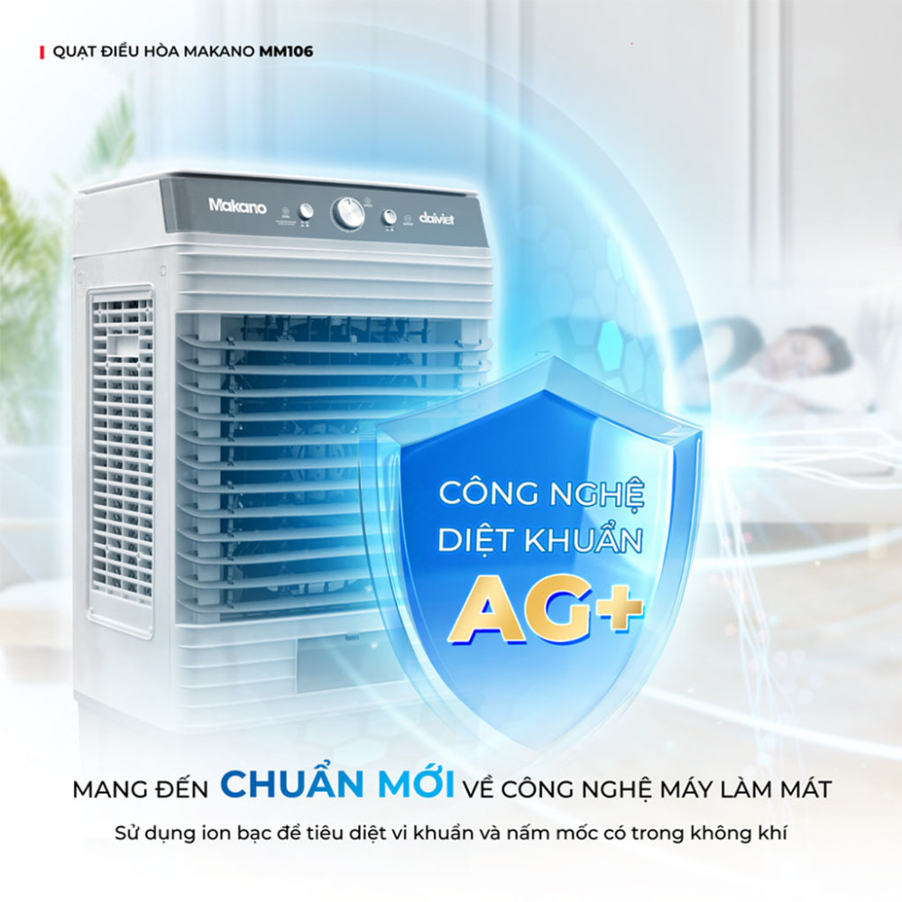 Quạt điều hòa Makano MM106 - Hàng chính hãng