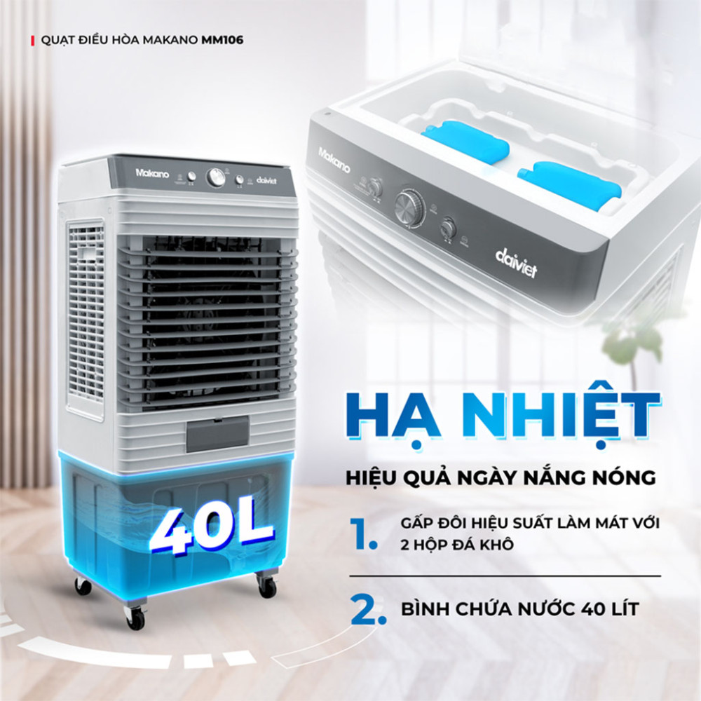Quạt điều hòa Makano MM106 - Hàng chính hãng