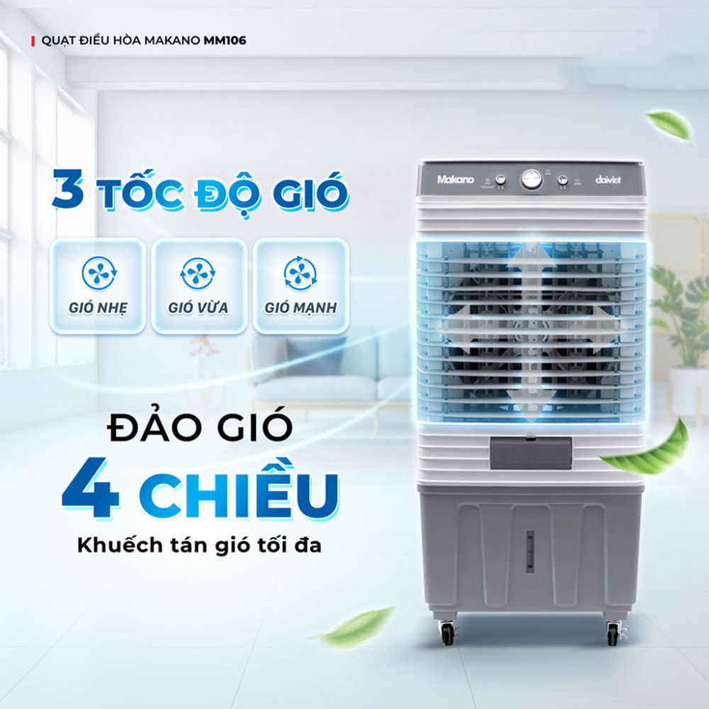 Quạt điều hòa Makano MM106 - Hàng chính hãng