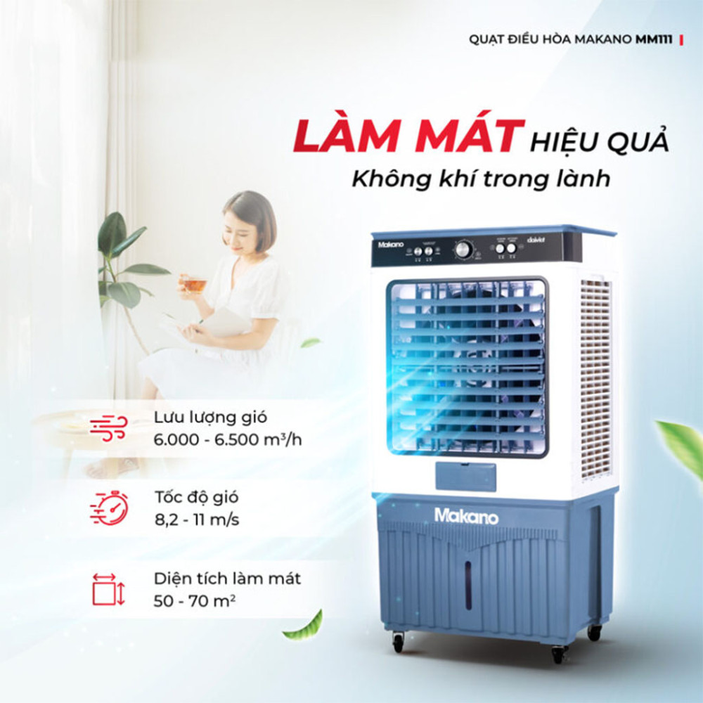 Quạt điều hòa Makano MM111 - Hàng chính hãng