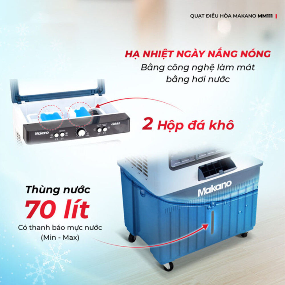 Quạt điều hòa Makano MM111 - Hàng chính hãng