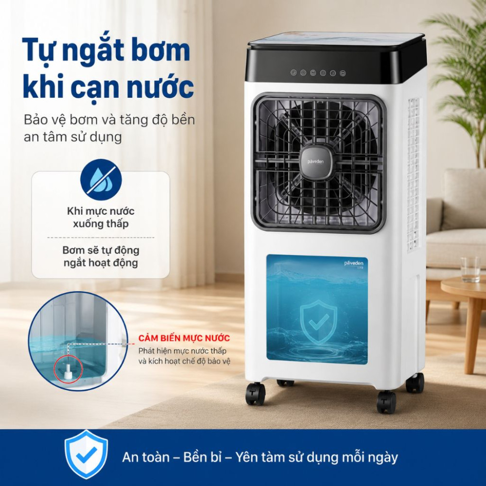 Quạt điều hoà Paveden PAC-3296YG - Hàng chính hãng