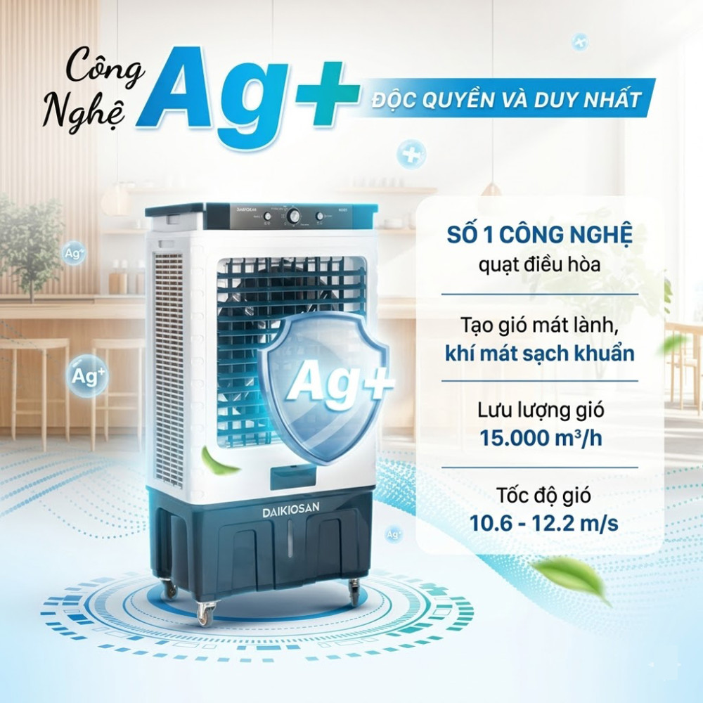 Quạt điều hòa không khí Daikiosan DM209 - Hàng chính hãng