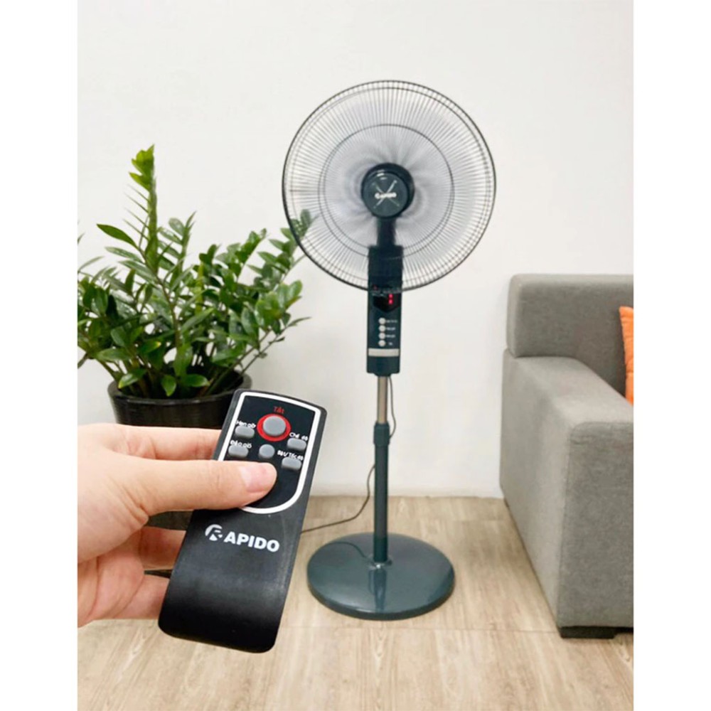 Quạt đứng điều khiển từ xa Rapido RWF-20AHD - Hàng chính hãng