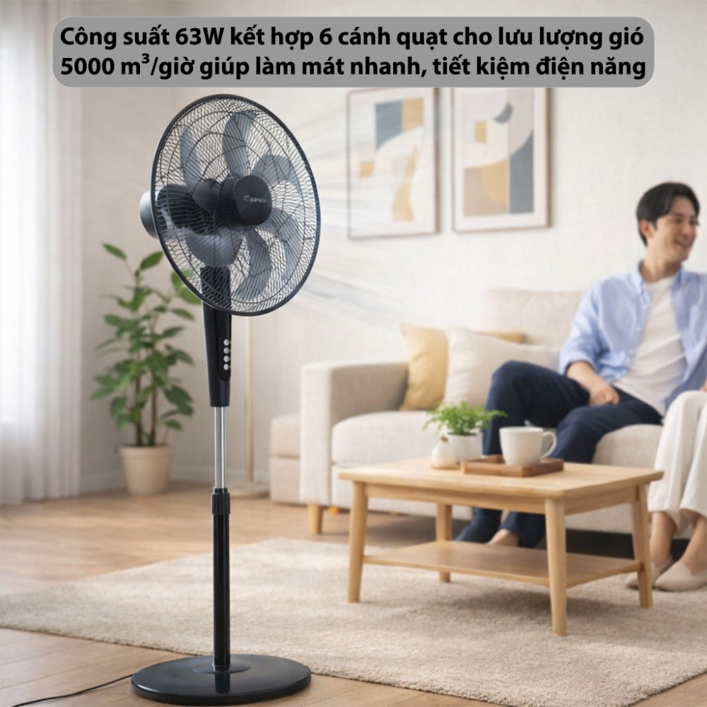Quạt đứng Rapido RWF-20AHM–1 - Hàng chính hãng