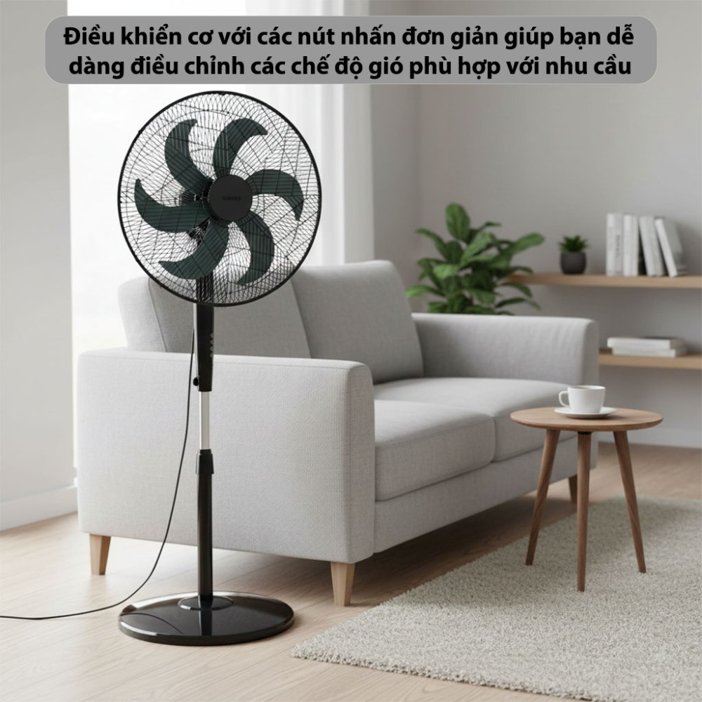 Quạt đứng Rapido RWF-50PBM - Hàng chính hãng