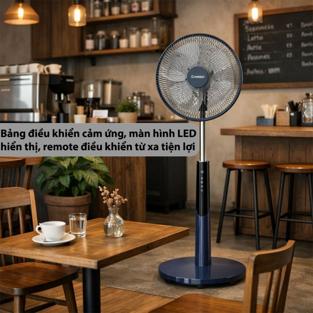 Quạt đứng điều khiển từ xa Rapido RWF-50PBD-1 - Hàng chính hãng