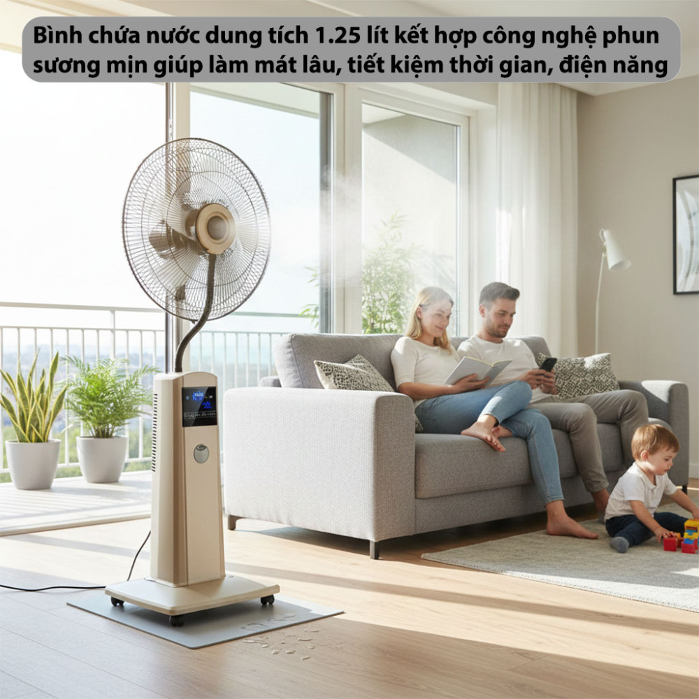 Quạt đứng hơi nước OEM FS-18 - Hàng chính hãng
